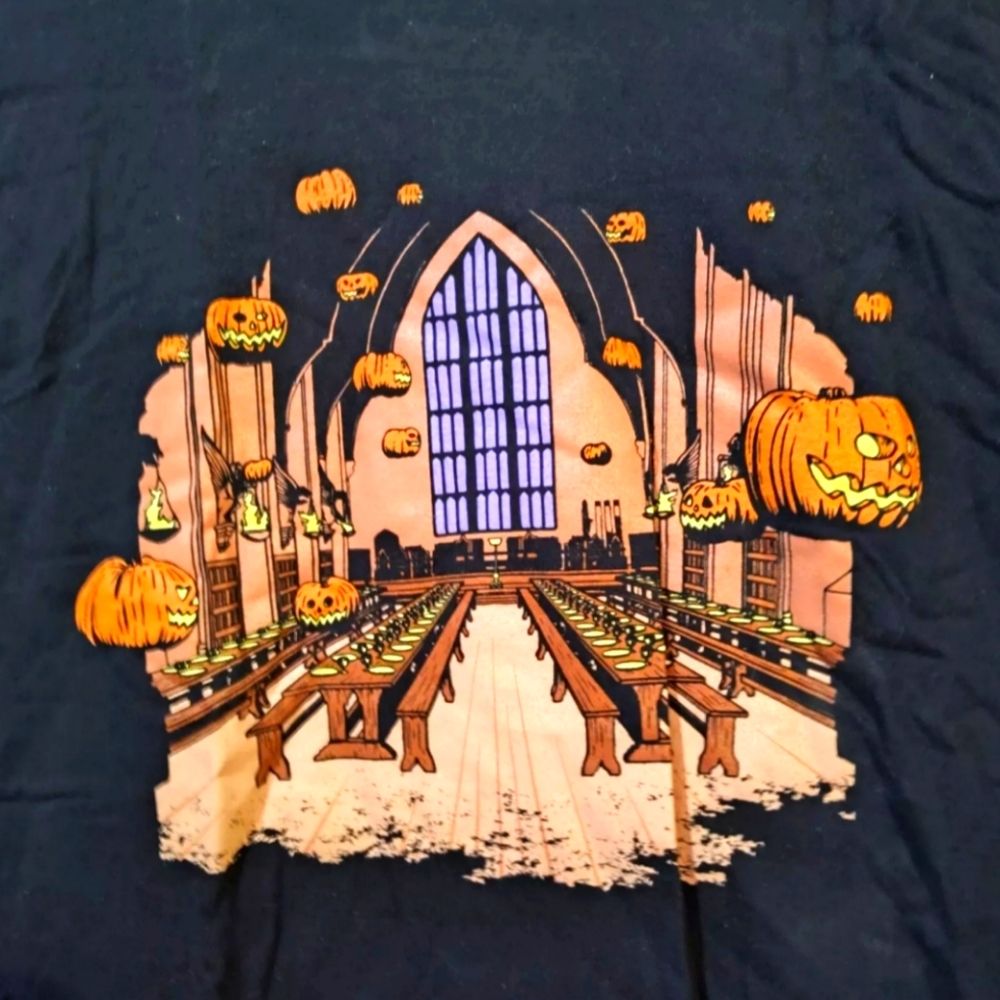 Harry Potter "Halloween at Hogwarts" 3XL T-shirt The Great Hall Dumbledore
